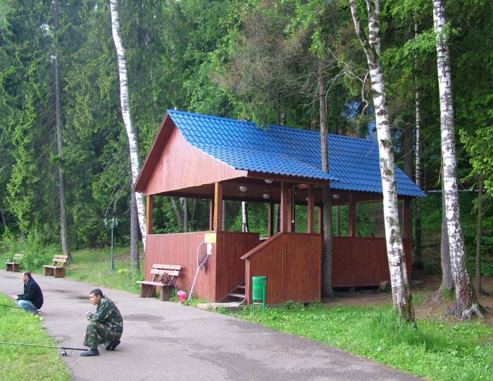 Беседка «Рыбацкая» приозерная - Парк-отель «Покровское» (бывш. «Царский лес»)